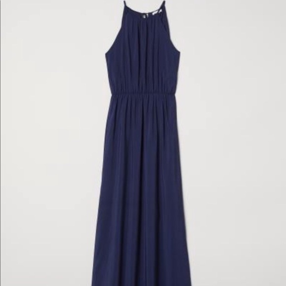 Navy Lush High Low Maxi Dress